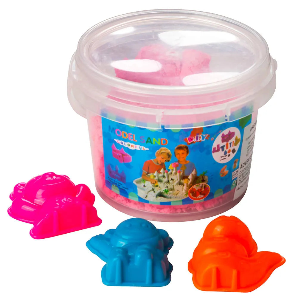 3 POTES DE ARENA DE COLORES EN TARROS DE 12x9