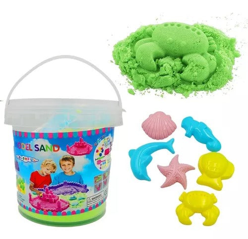 3 POTES DE ARENA DE COLORES EN TARROS DE 12x9